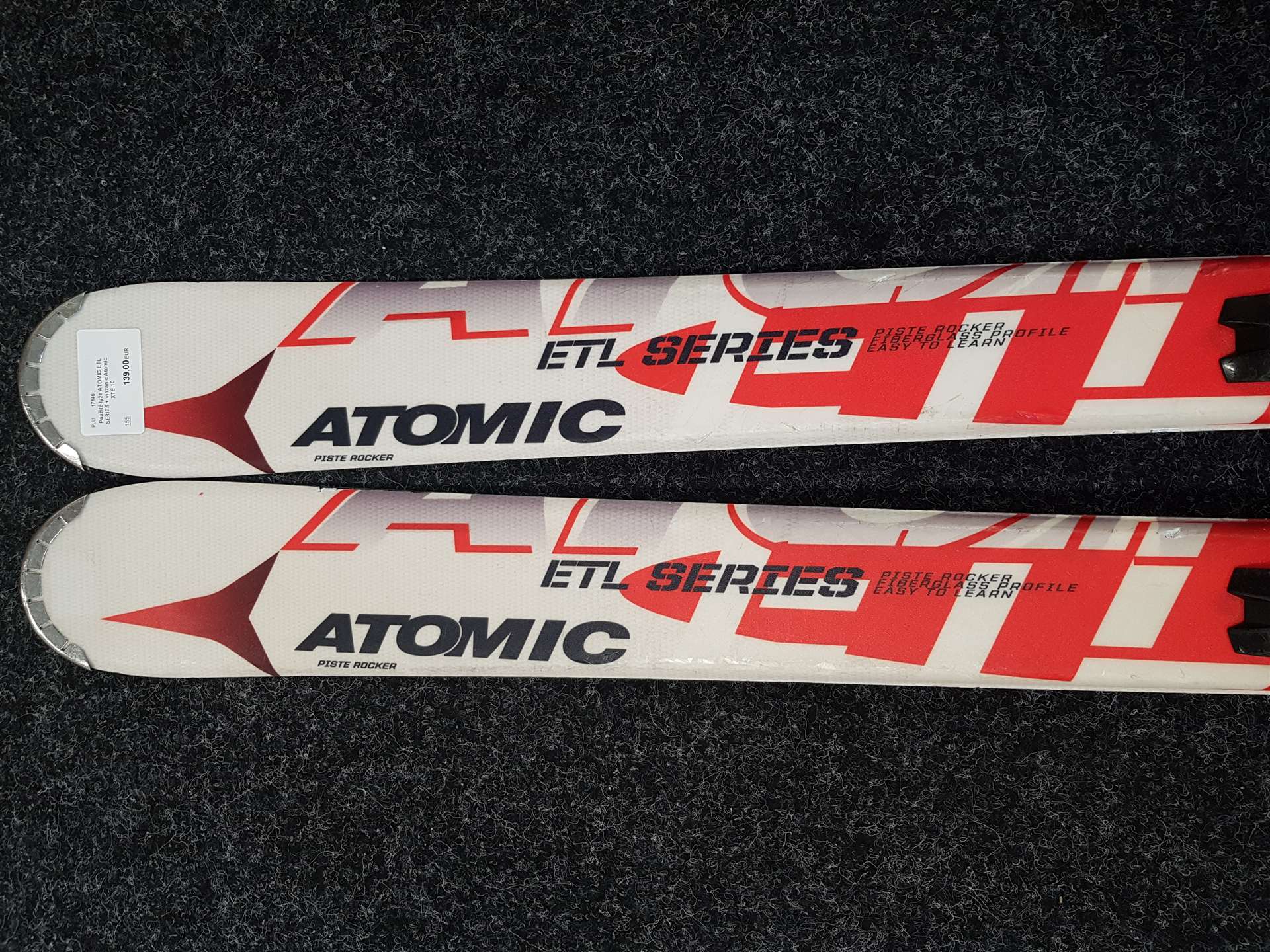 Używane narty ATOMIC ETL SERIES + wiązania Atomic XTE 10