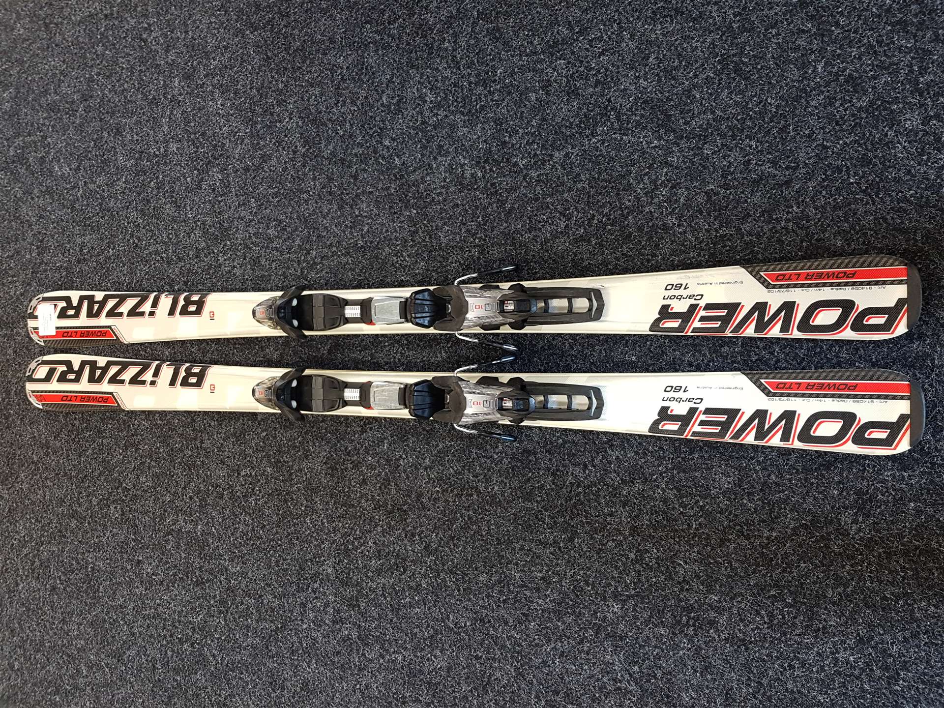 Sci BLIZZARD IQ Power Ltd Carbon usati + attacchi Marker IQ 10