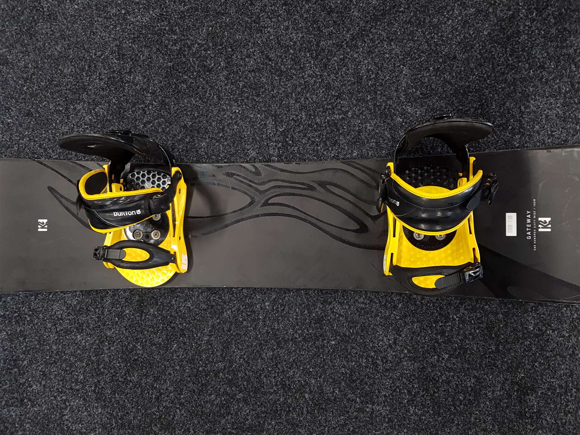 Gebrauchtes K2 Gateway Snowboard + Burton Bindungen Größe L