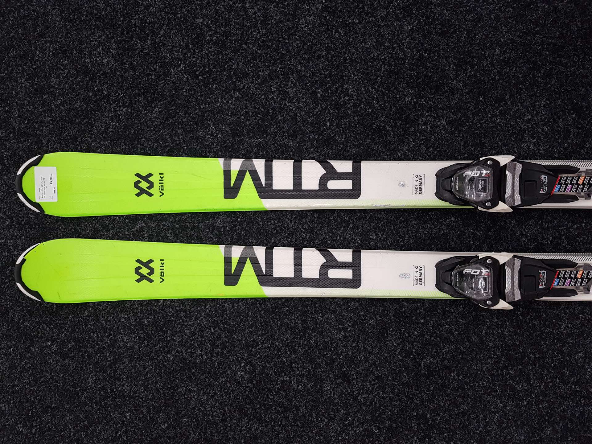 Použité lyže VOLKL RTM 7.4 + vázání Marker FDT 10