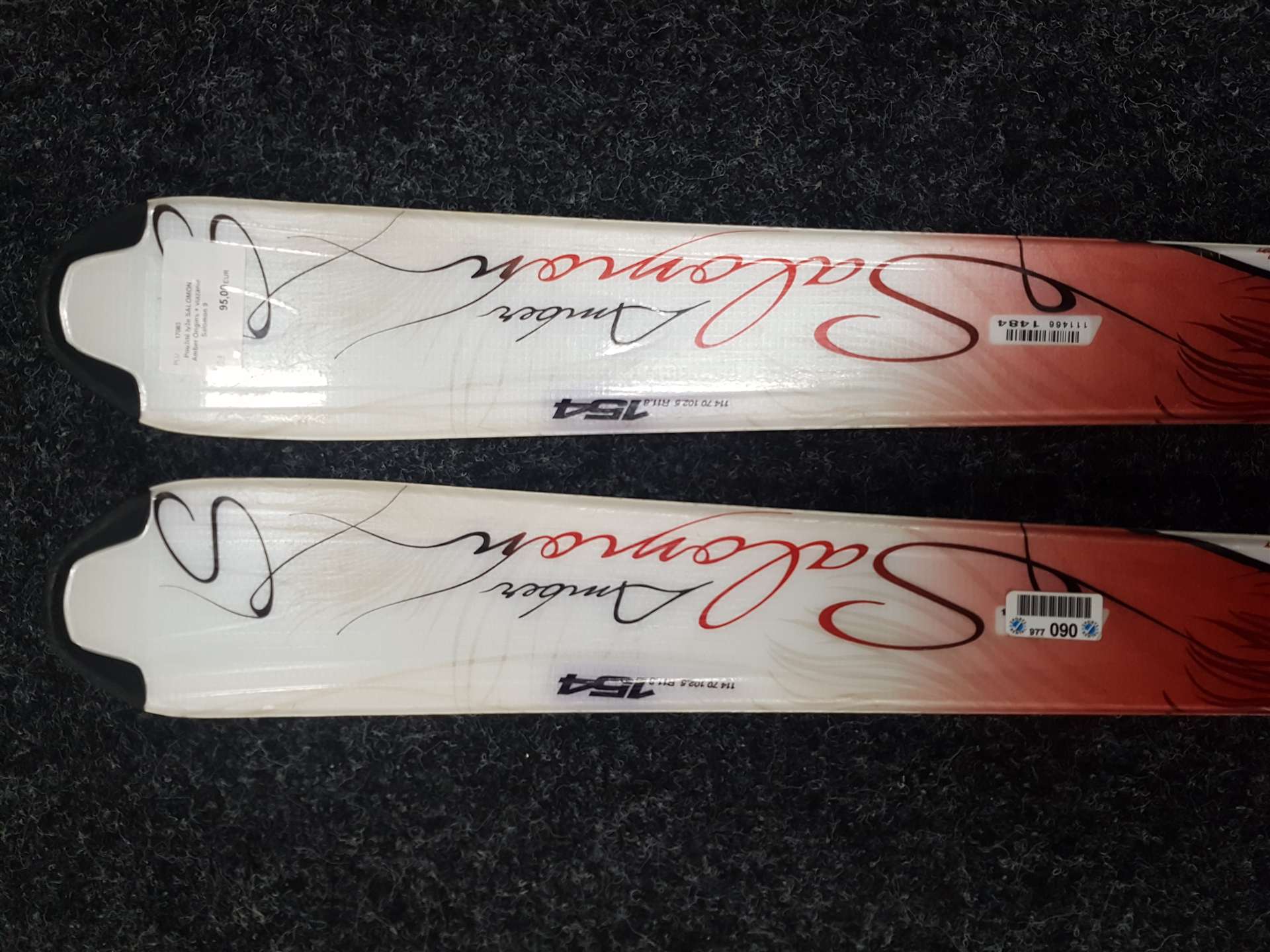 Gebrauchte SALOMON Amber Origins Ski + Salomon 9 Bindungen