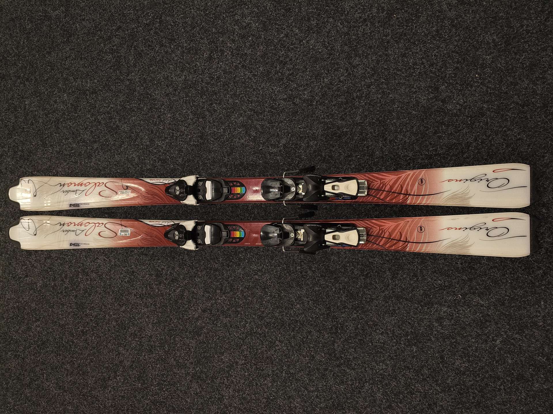 Použité lyže SALOMON Amber Origins + vázání Salomon 9