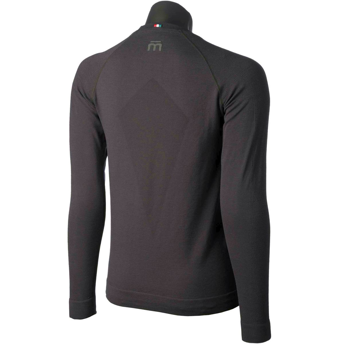 Sous-vêtements thermiques pour femmes MICO LONG SLVS R/NECK SHIRT WARM MER/SI, NERO