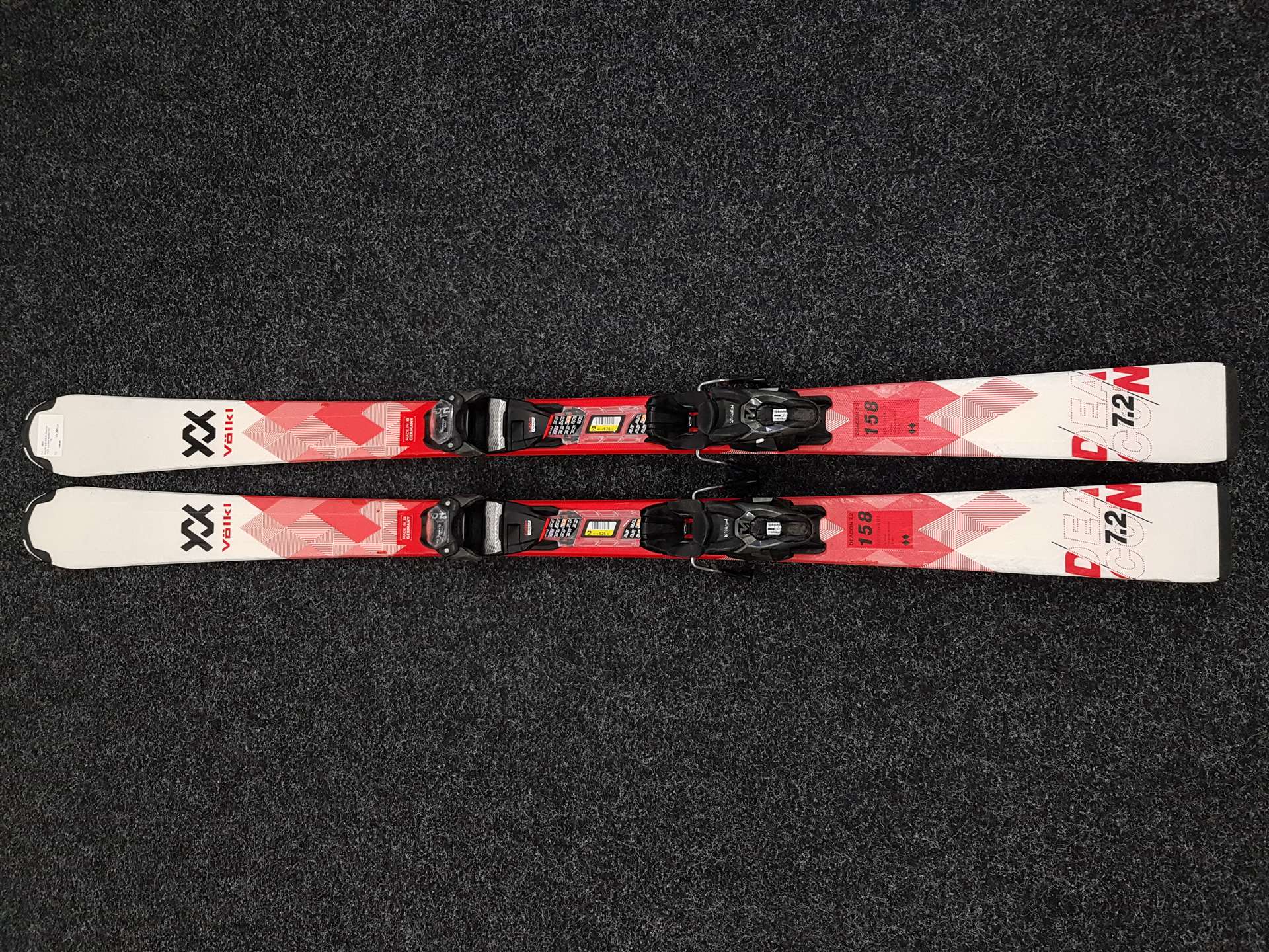 Gebrauchte VOLKL Deacon 7.2 Ski + Marker FDT 10 Bindungen