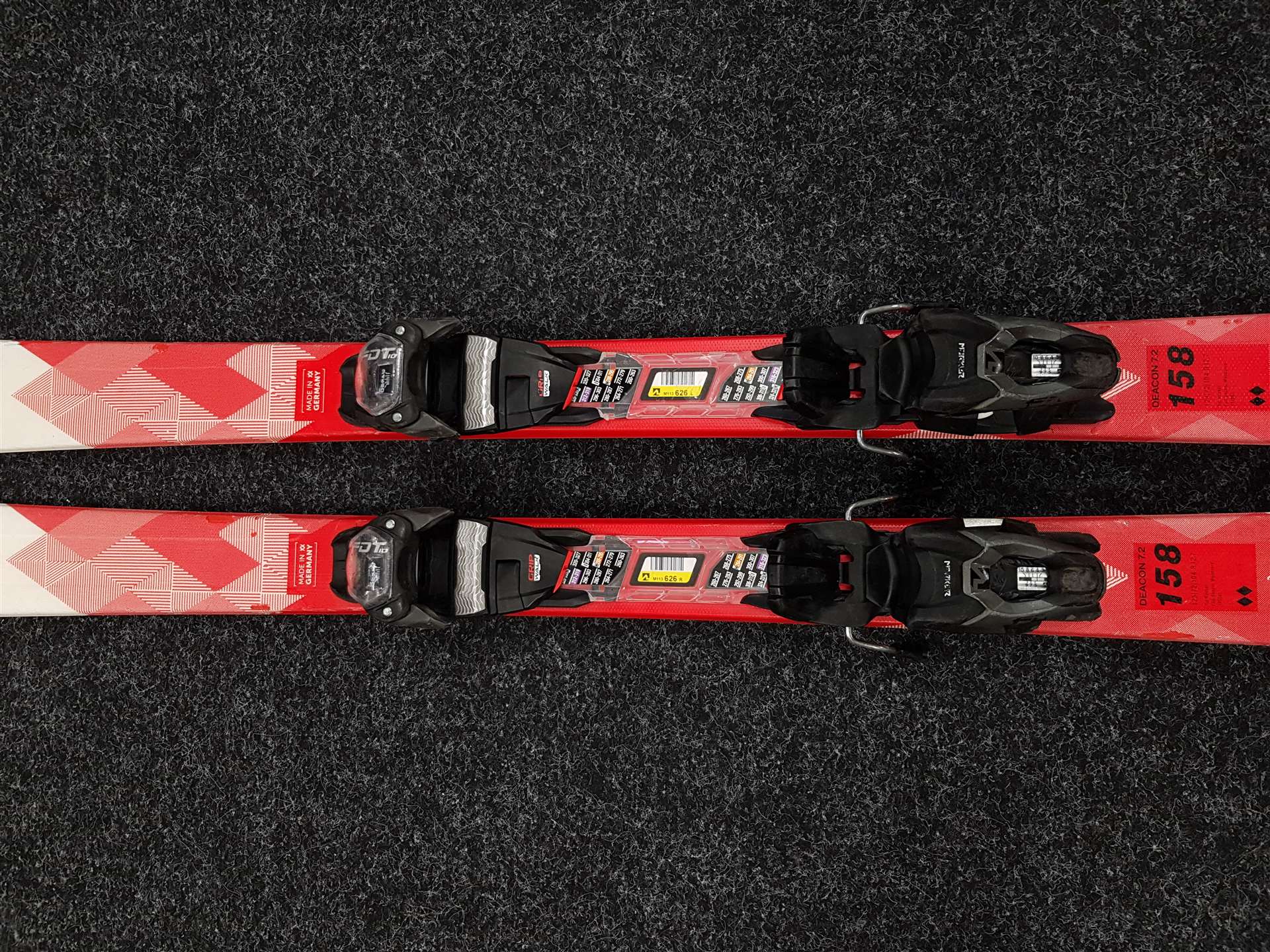 Gebrauchte VOLKL Deacon 7.2 Ski + Marker FDT 10 Bindungen