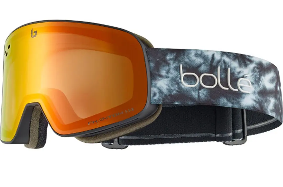 Skibrille Bollé NEVADA Black Tie Dye matt - Phantom Fire Red Kat. 1-3