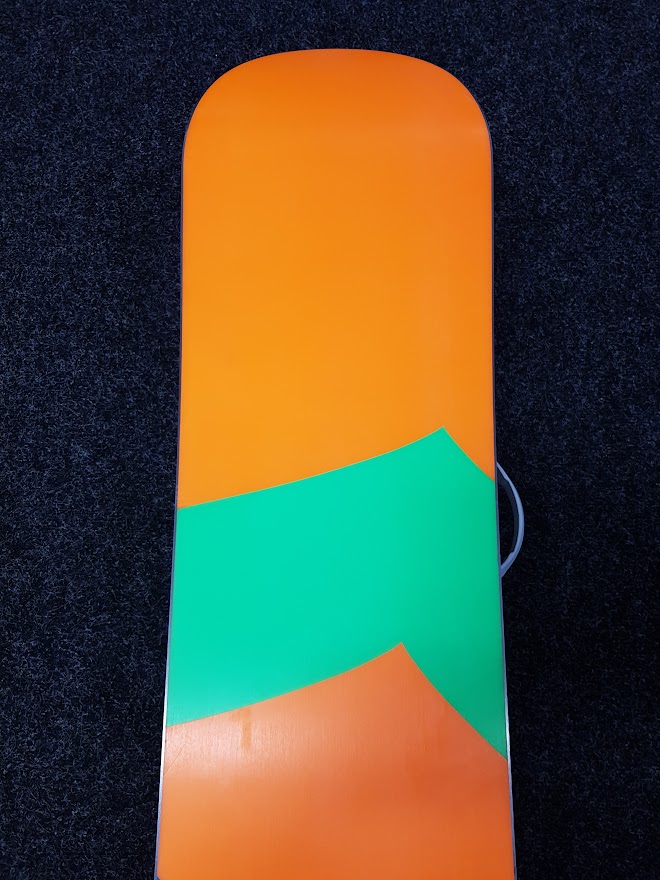 Gebrauchtes F2 Ftwo Snowboard + Grate Bindung Größe M