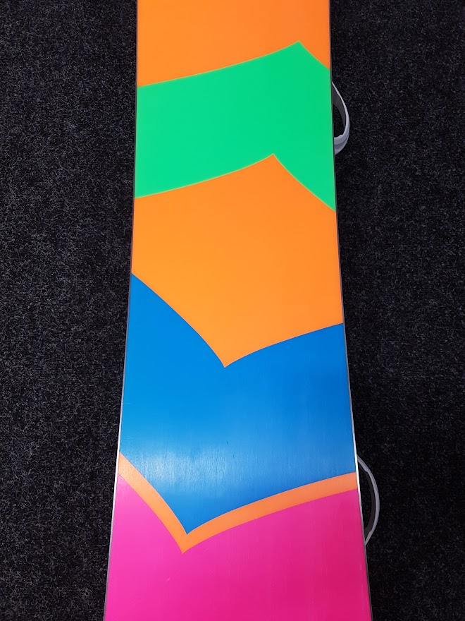 Gebrauchtes F2 Ftwo Snowboard + Grate Bindung Größe M