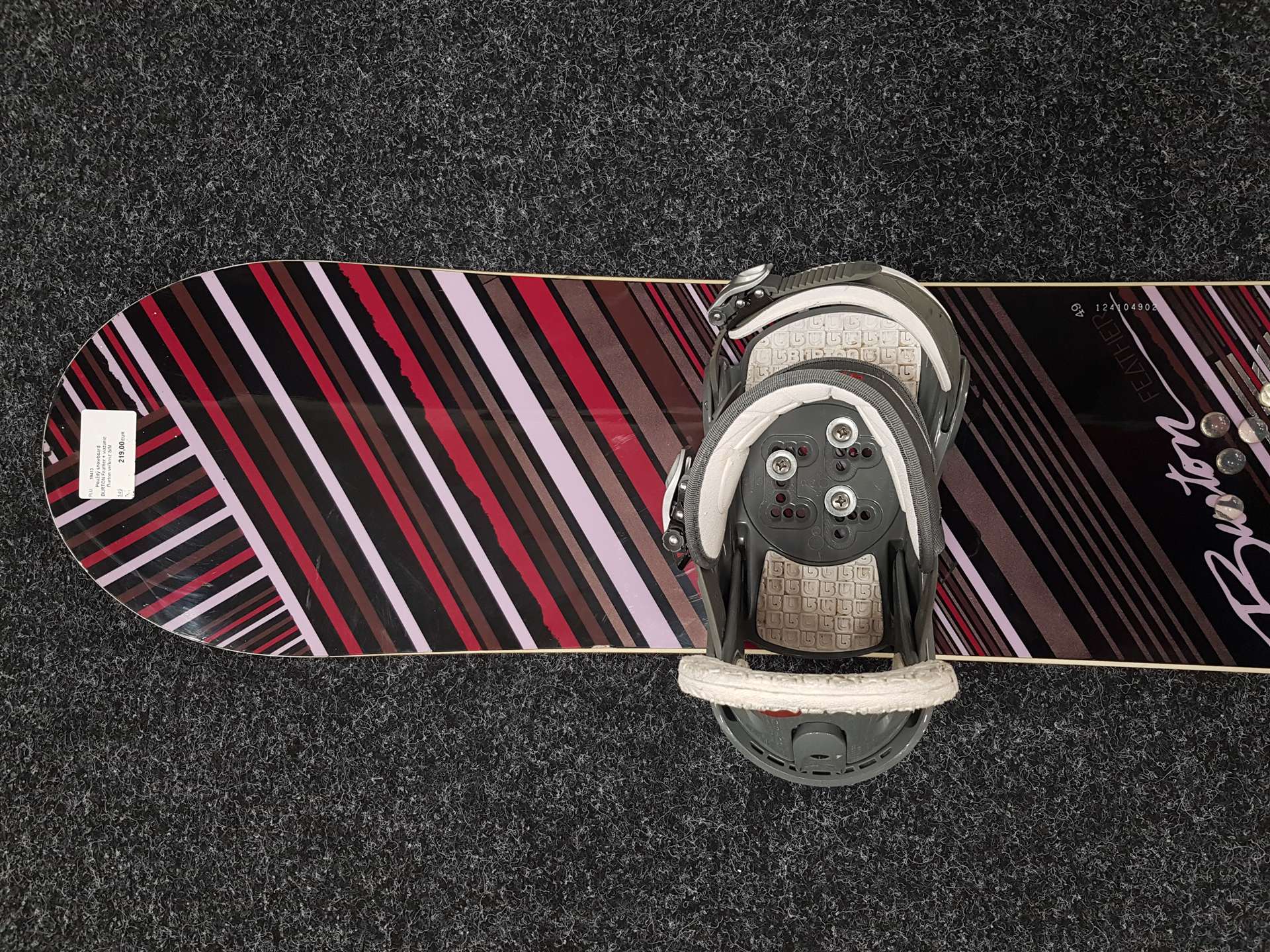 Használt BURTON Feather snowboard + Burton kötés S/M méret