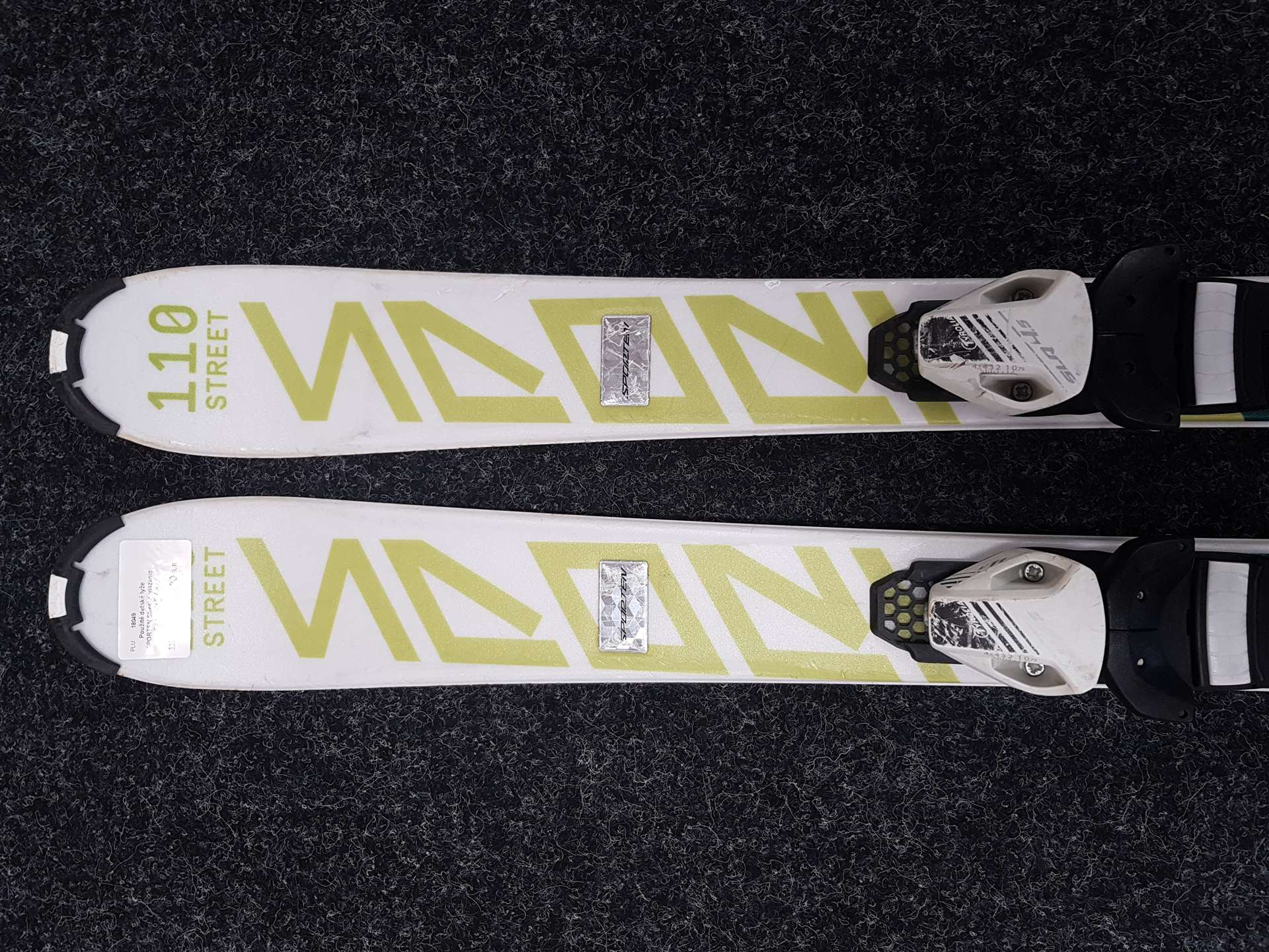 Gebrauchte Kinderskier SPORTEN Street + Tyrolia SLR 4.5 Bindungen