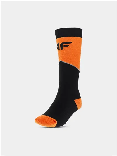 Chaussettes de ski pour enfants 4F M121 Orange