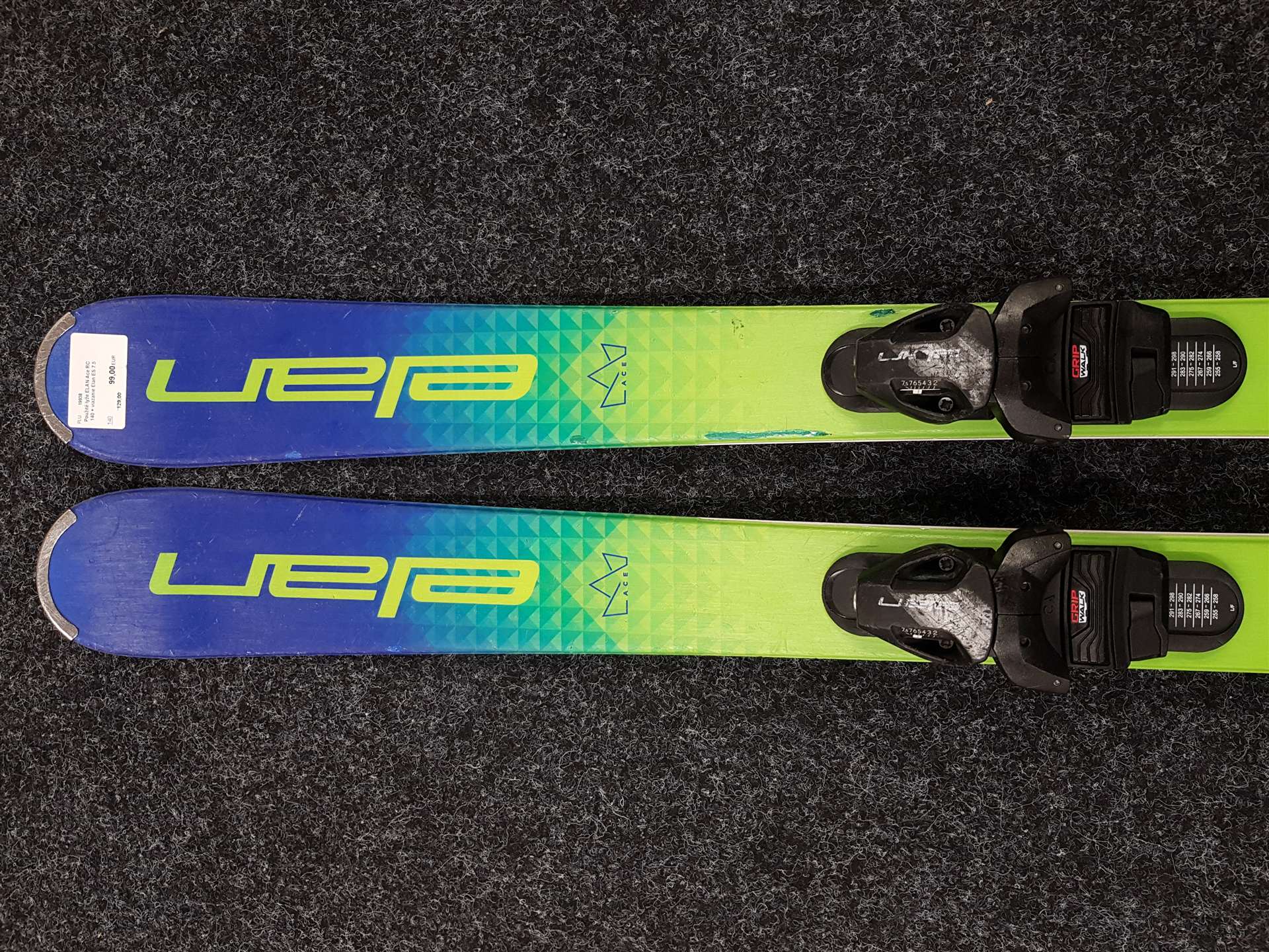 Schiuri folosite ELAN Ace RC 140 + legături Elan ES 7.5