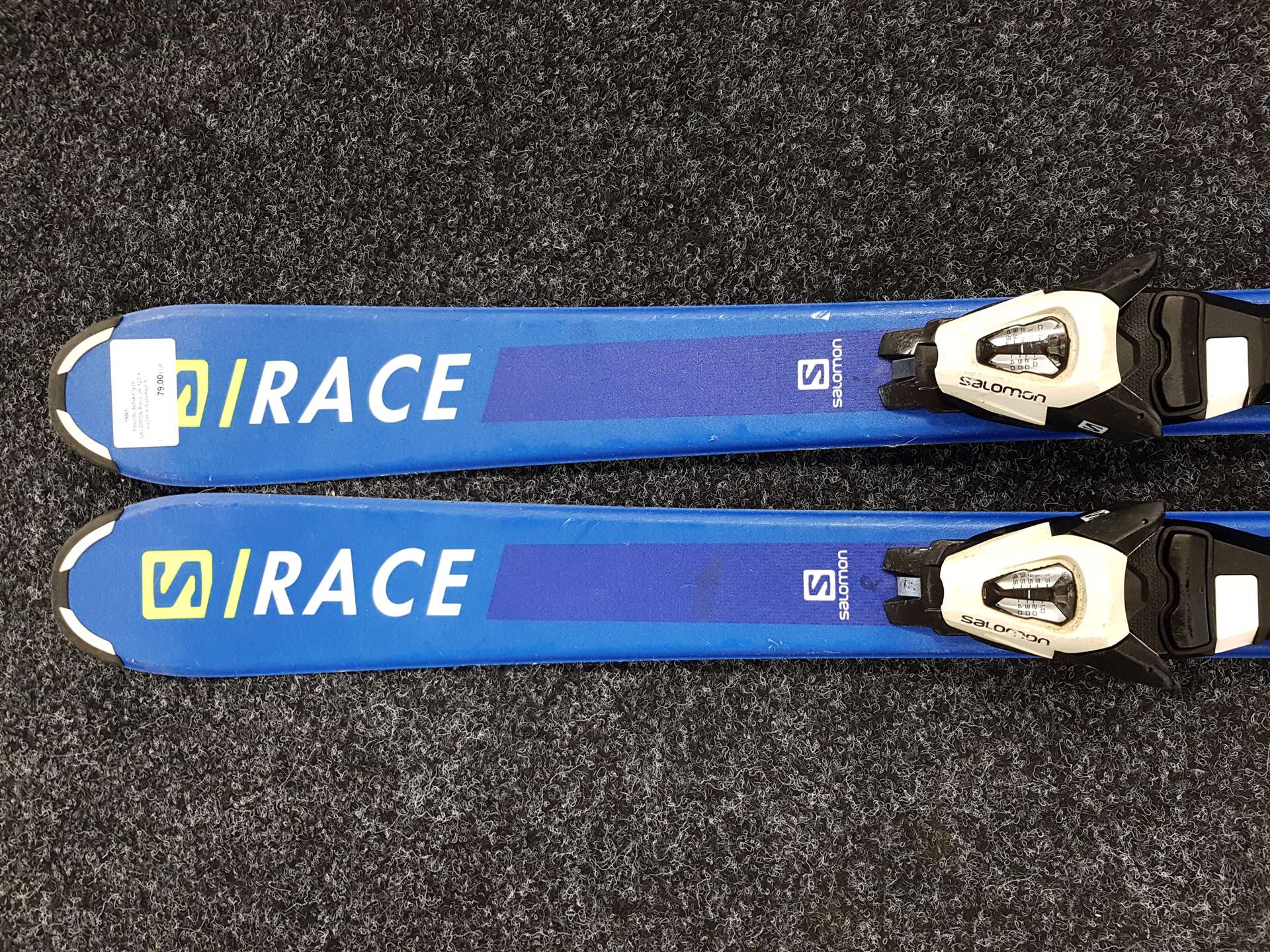 Použité dětské lyže SALOMON Race JR 120 + vázání Salomon 5