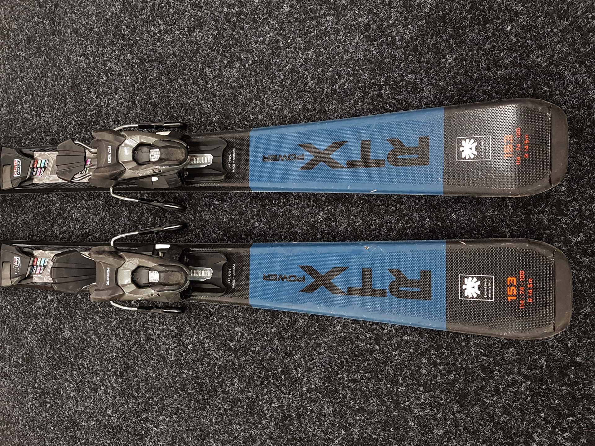 Skis BLIZZARD RTX Power d'occasion + fixations Marker 10 TLT