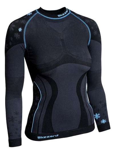 Lenjerie termică Blzzard VIVA Tricot de corp antracit/albastru deschis