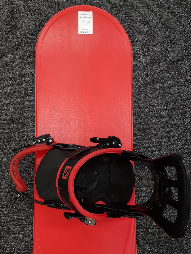 Bazarový snowboard Nidus + vázání Salomon velikost M