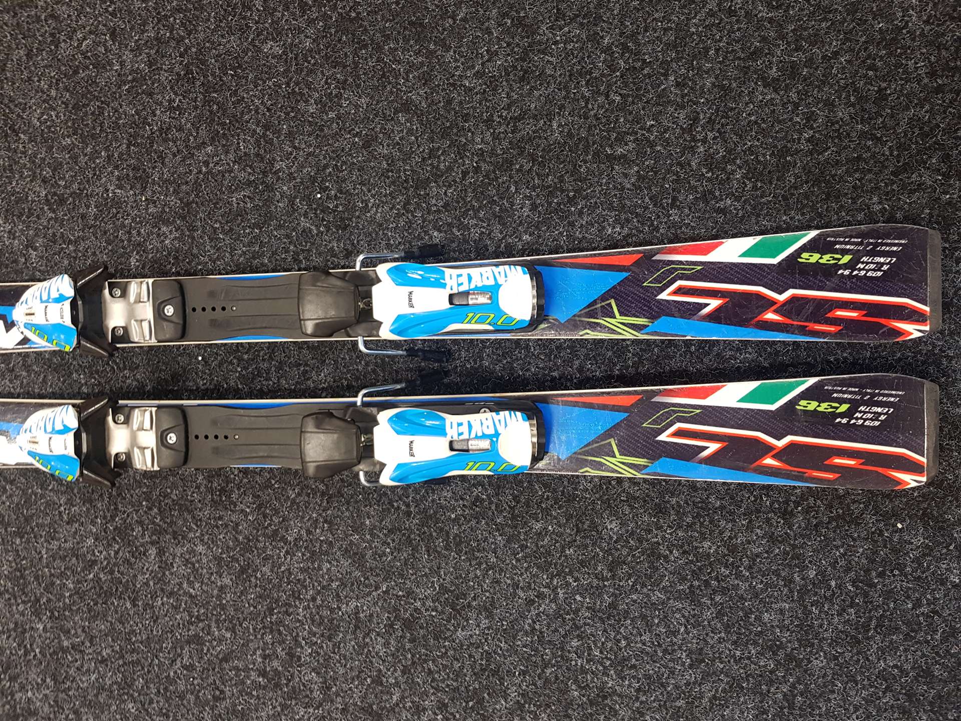 Schiuri NORDICA Dobermann second hand + legături Marker 10