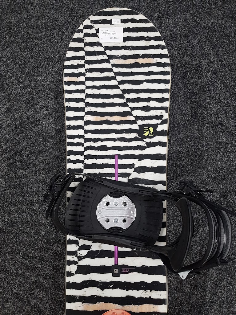 Bazaar Snowboard Burton Feather + Bindung SP Größe S/M