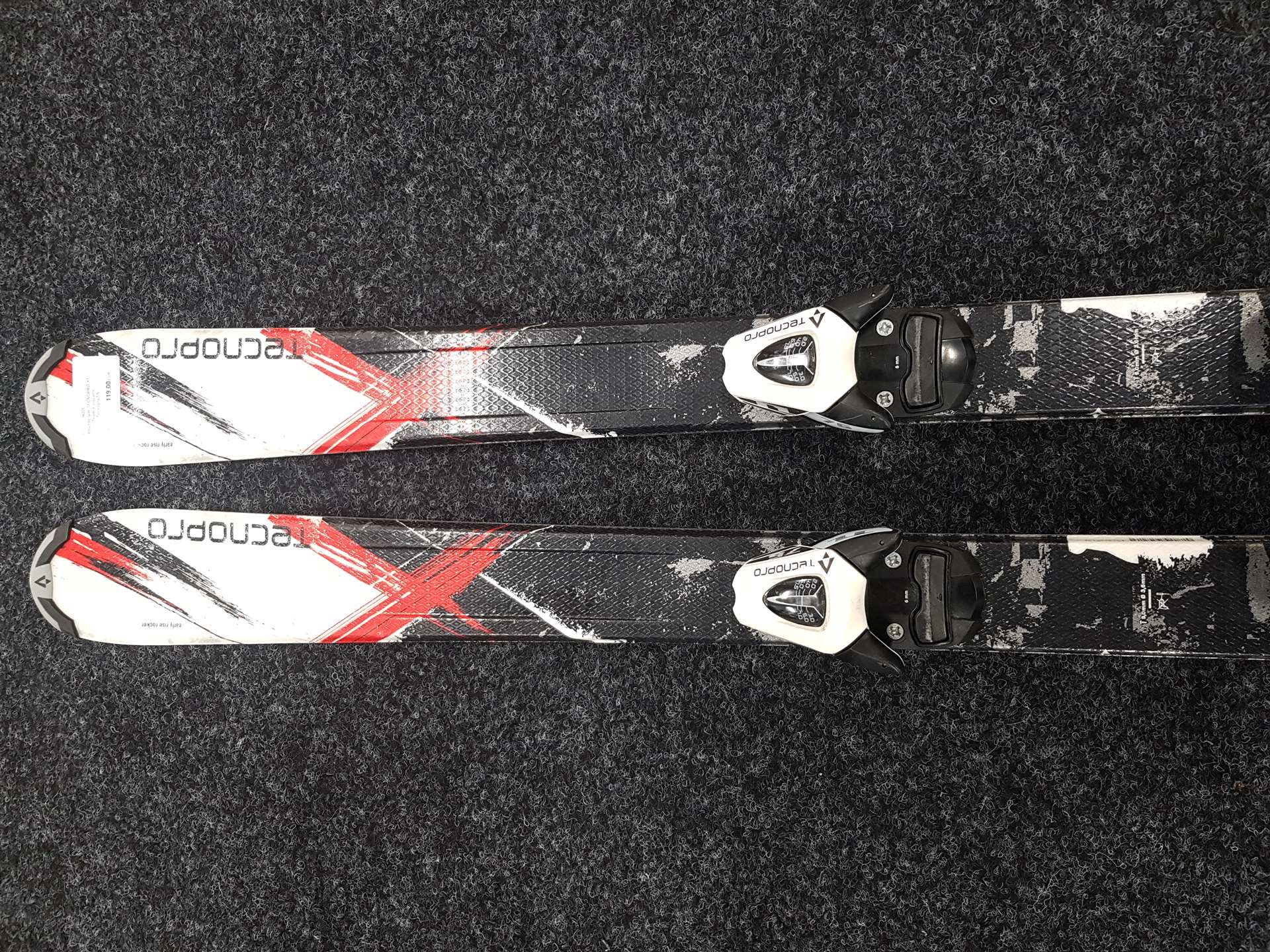 Použité lyže TECNOPRO XT Team + vázání Tecnopro7,5
