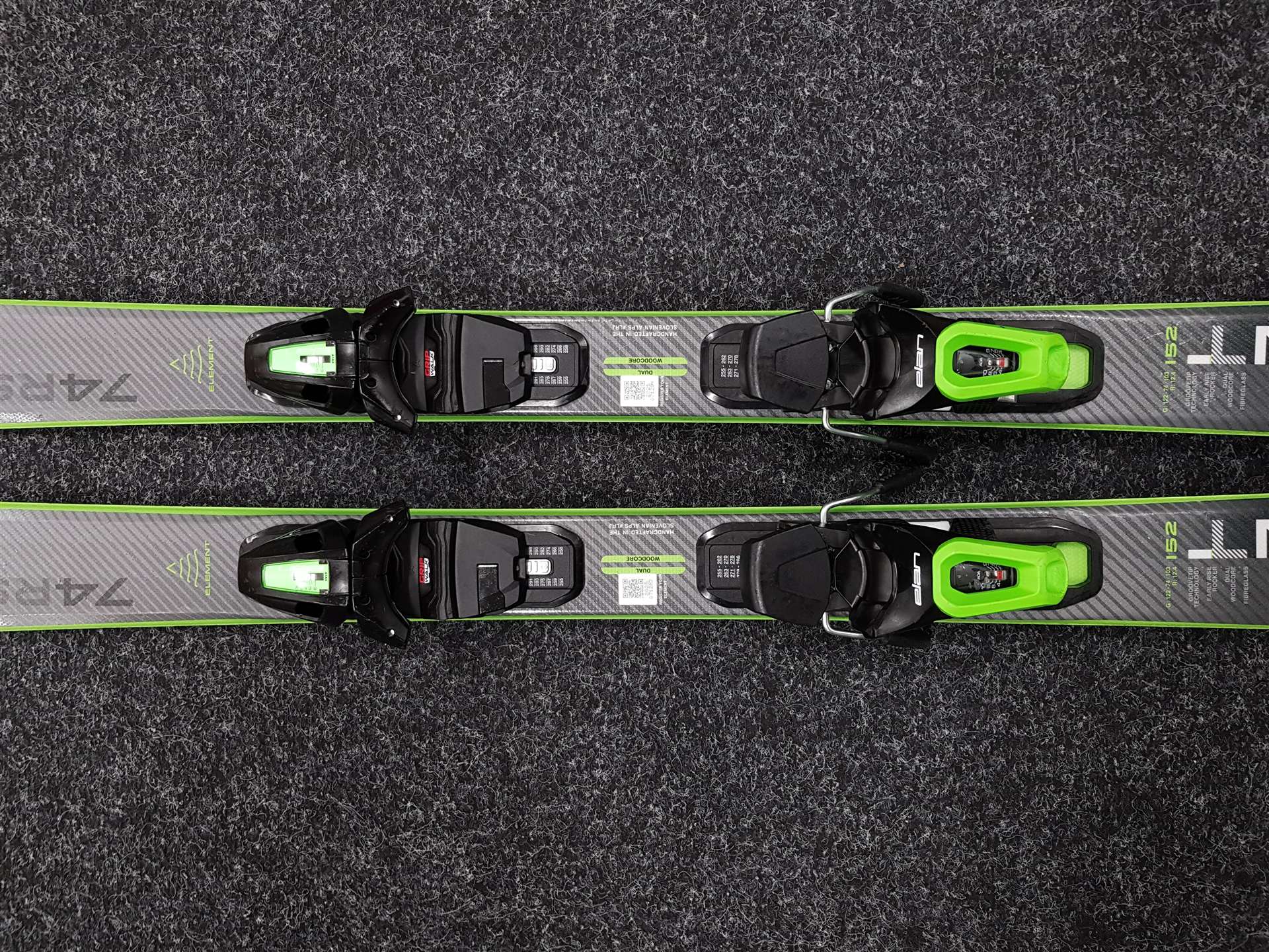 Gebrauchte ELAN Element Ski + Elan EL10 Bindungen