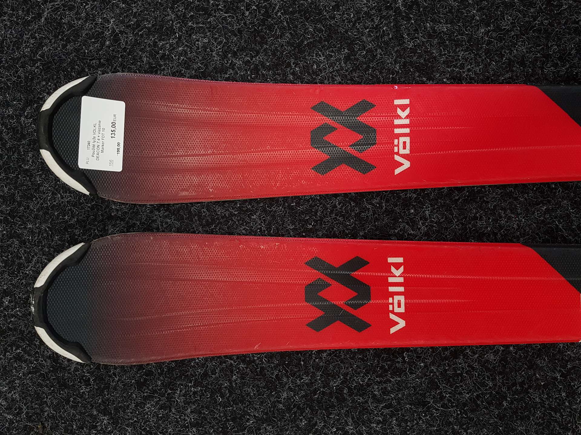 Sci usati VOLKL DEACON 7.4 + attacchi Marker FDT 10