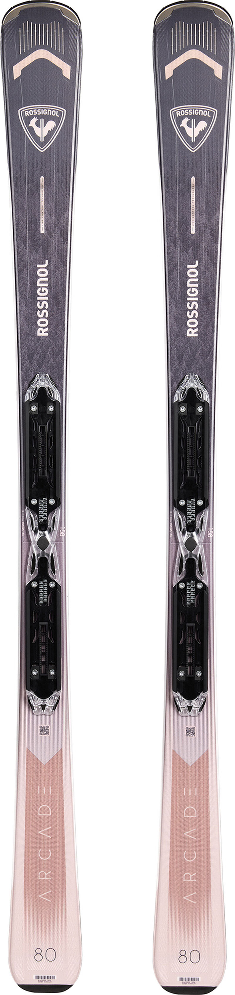 narty Rossignol ARCADE W 80 XPRESS + XPRESS W 10 GW B83 SHINY BLK /