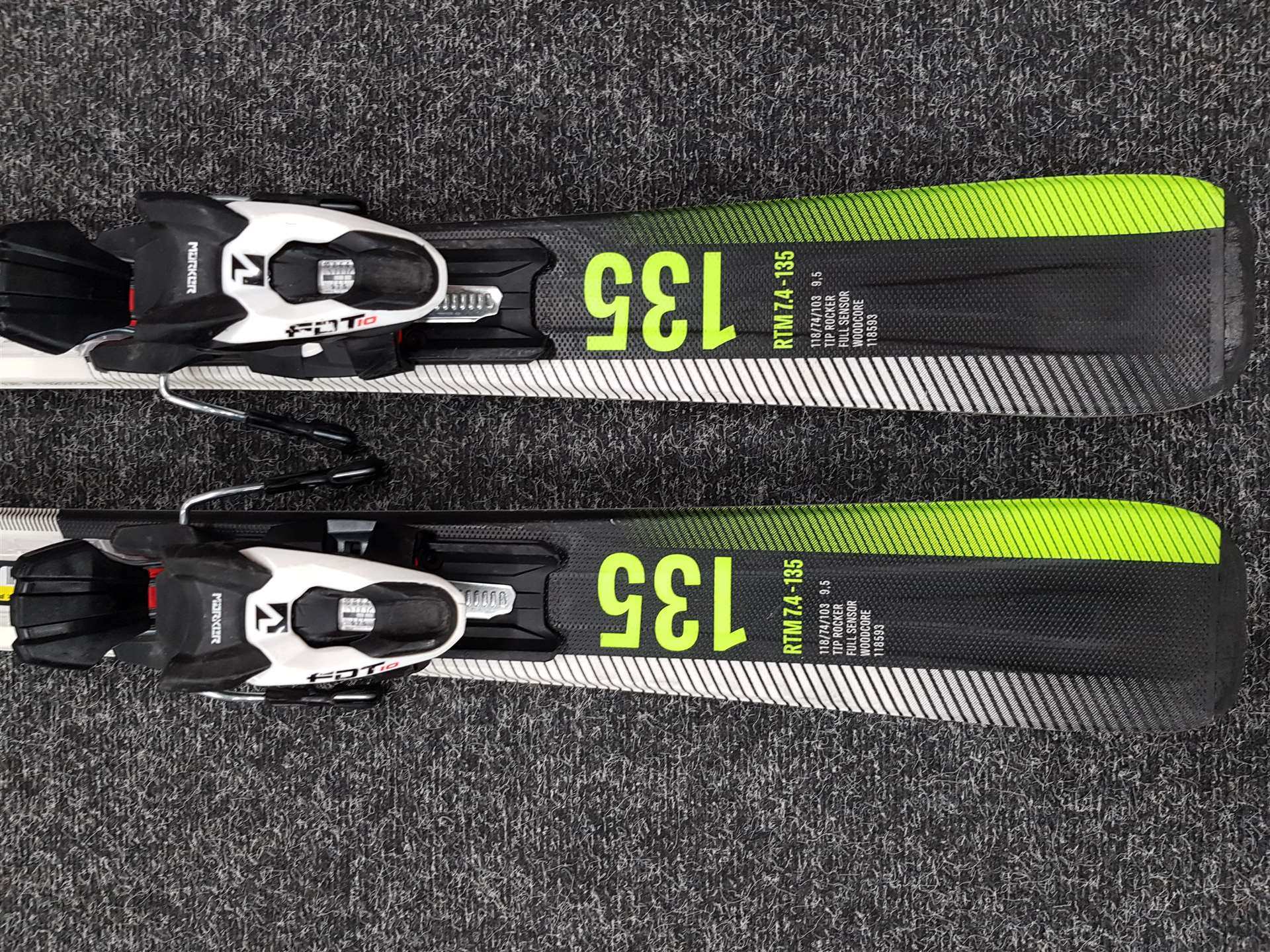 Gebrauchte Skier VOLKL RTM 7.4