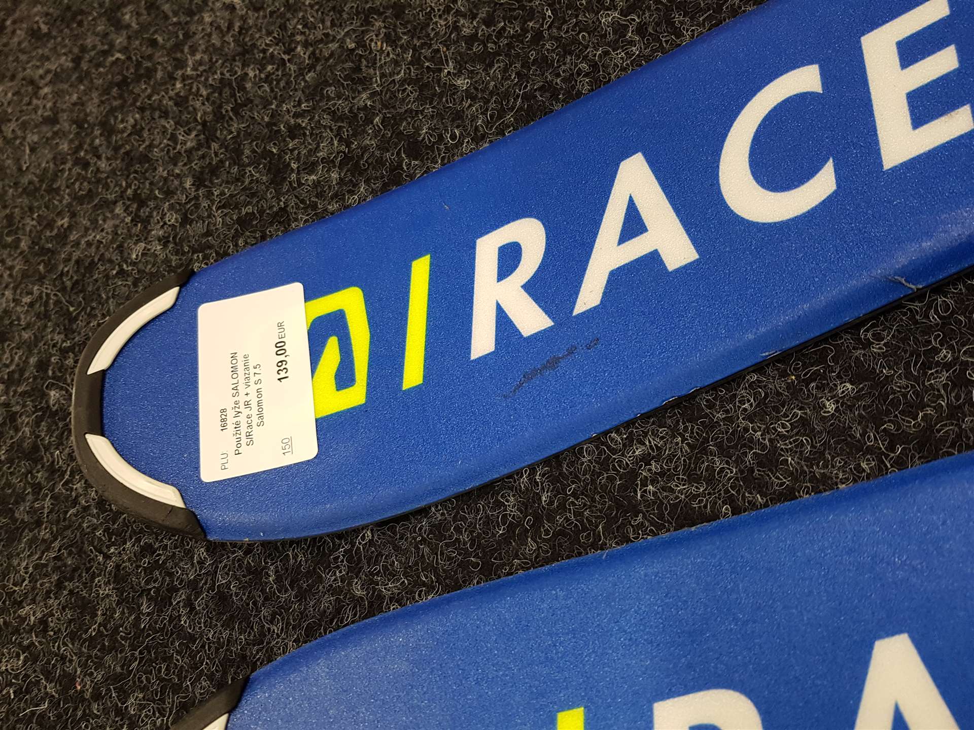 Použité lyže SALOMON S/Race JR + viazanie Salomon S 7.5