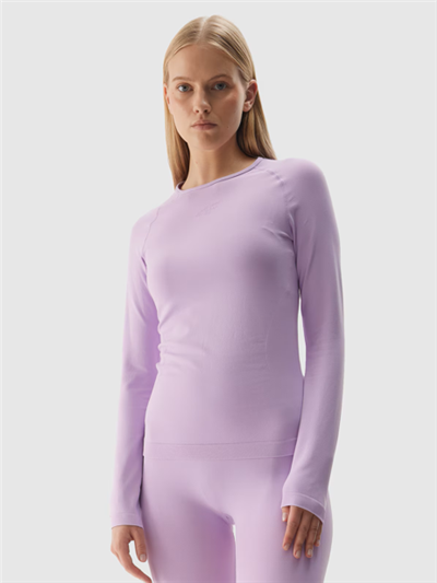 Ropa interior térmica mujer 4f top F152 VIOLETA CLARO