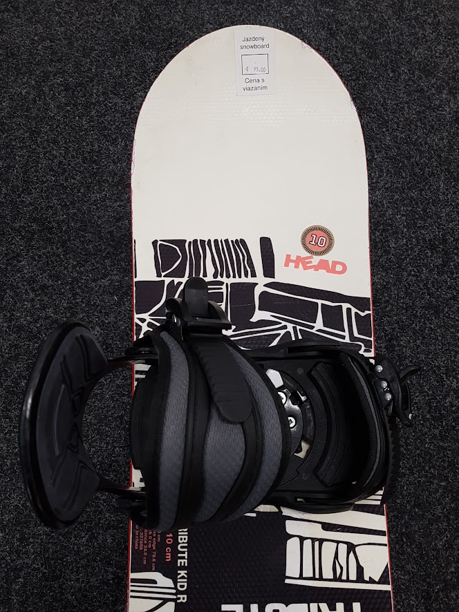 Bazaar Snowboard Head Tribute Kid R + Bindung Kopfgröße S/M