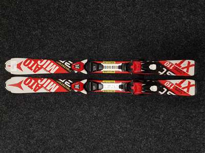 Használt gyermek síléc ATOMIC Redster XT + Atomic XTE 45 kötés