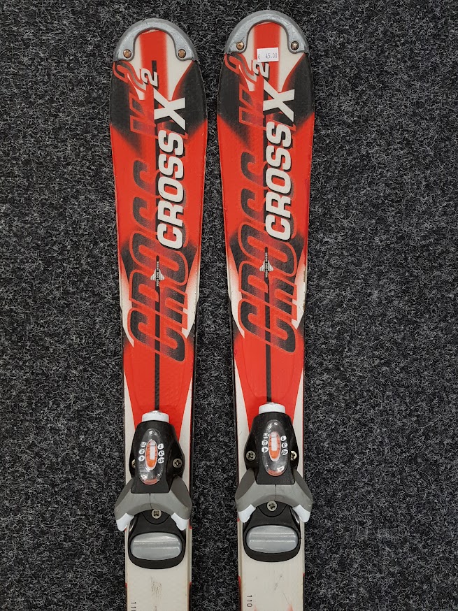 Bazárové detské lyže CROSS X2