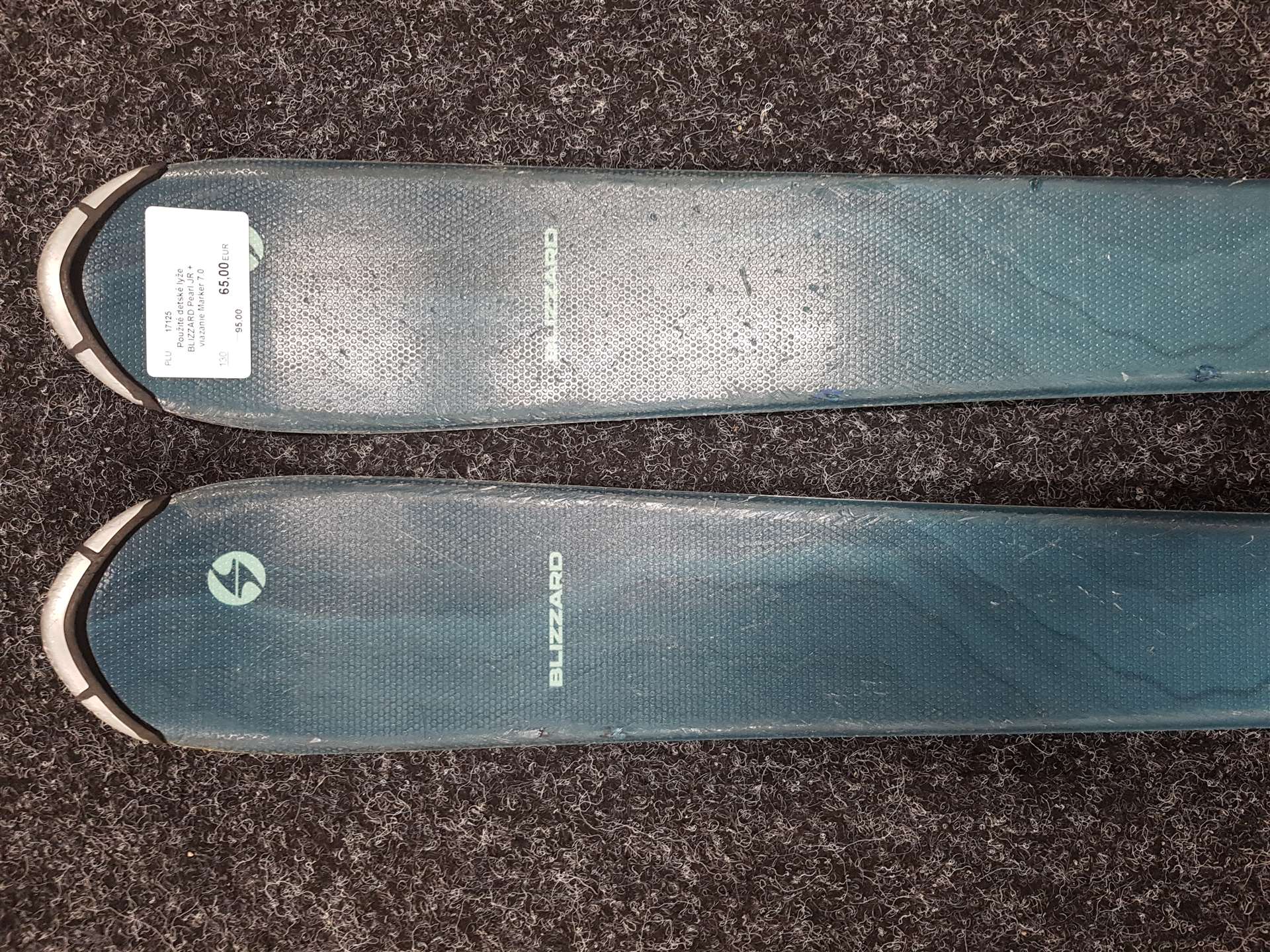 Použité detské lyže BLIZZARD Pearl JR + viazanie Marker 7.0