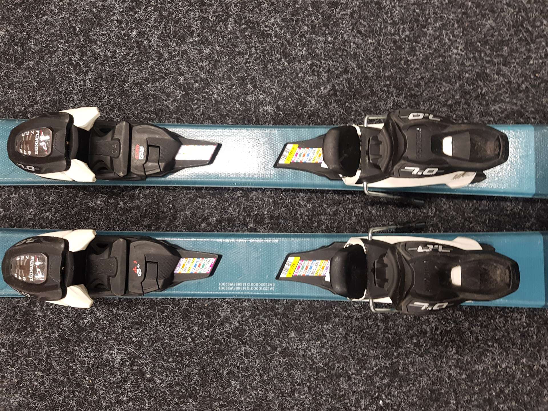 Použité detské lyže BLIZZARD Pearl JR + viazanie Marker 7.0