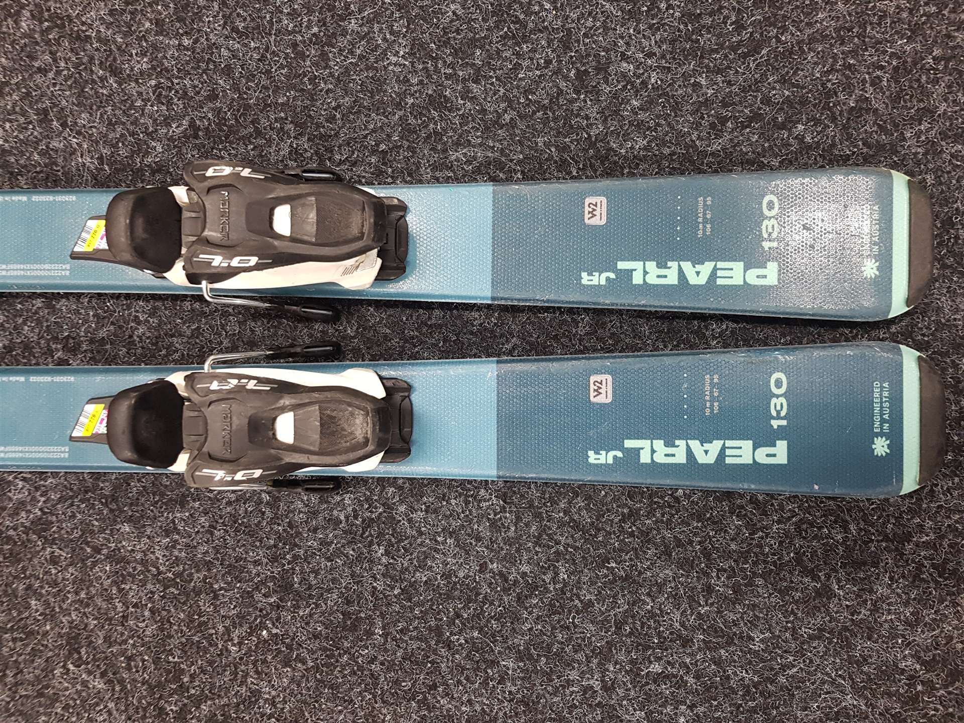 Použité detské lyže BLIZZARD Pearl JR + viazanie Marker 7.0