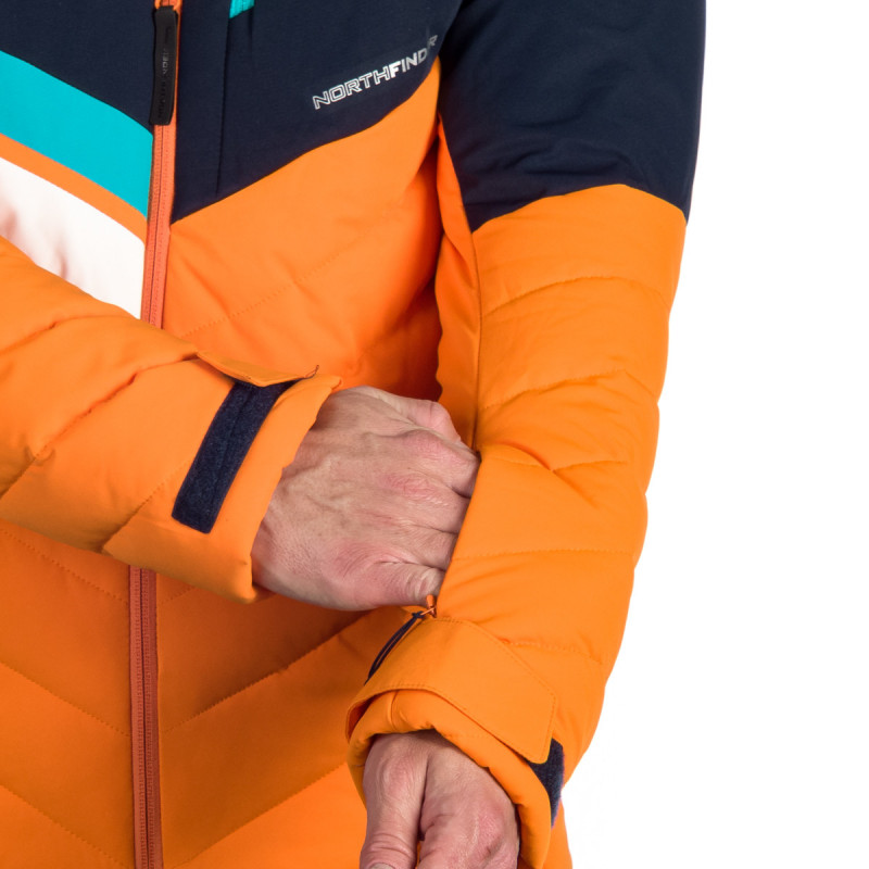 Pánska bunda ski-touring Northfinder BU-5141SNW391 oranžová