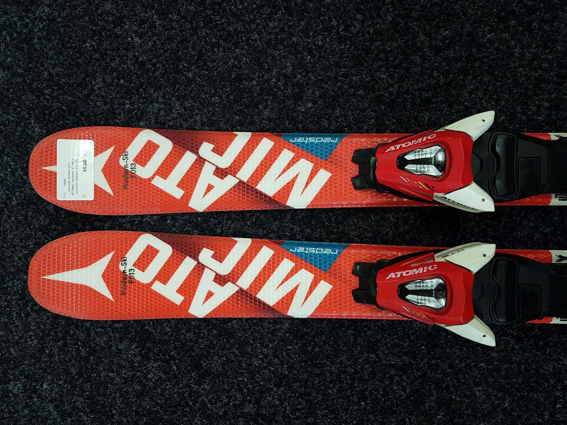 Rabljene dječje skije ATOMIC Redster XT 90 + vezovi Atomic XTE 45