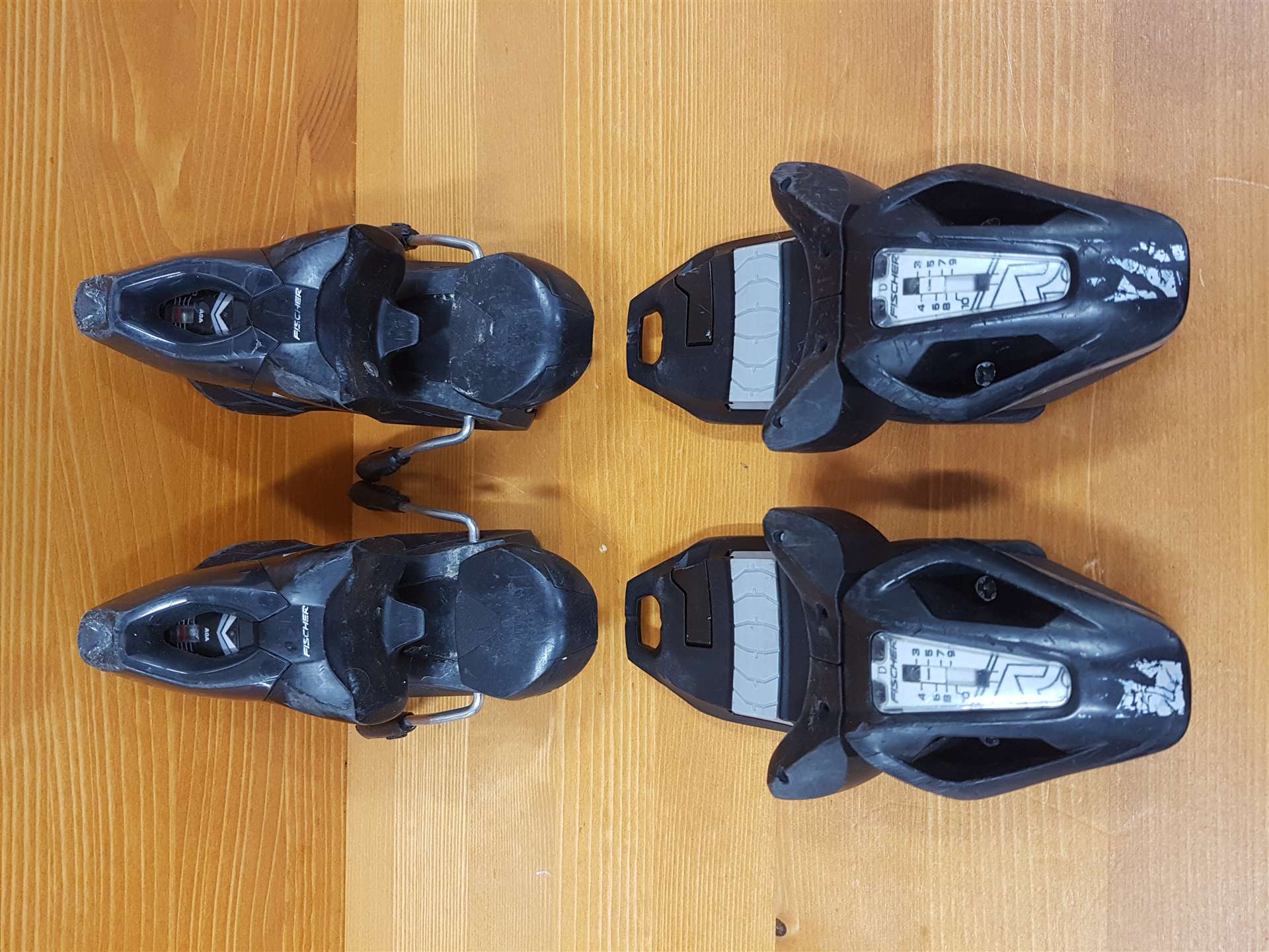 Použité vázání Fischer RS 10 (10 DIN)