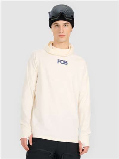 Pánský funkční nátělník 4F FOB BRUSHED UNDERWEAR M089 OFF WHITE