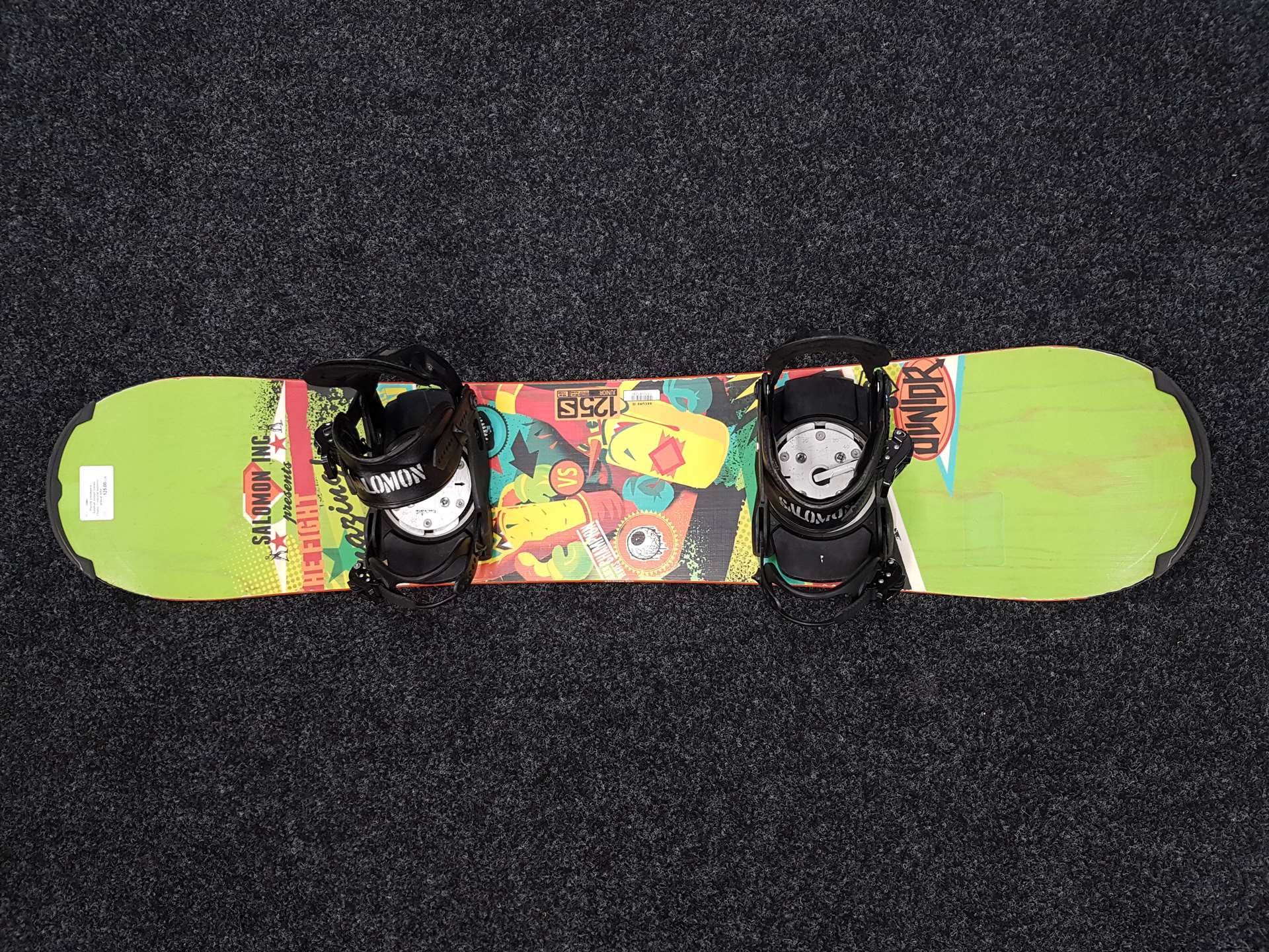 Snowboard folosit, mănuși Salomon Golden Champ. + legături Salomon, mărimea S/SX