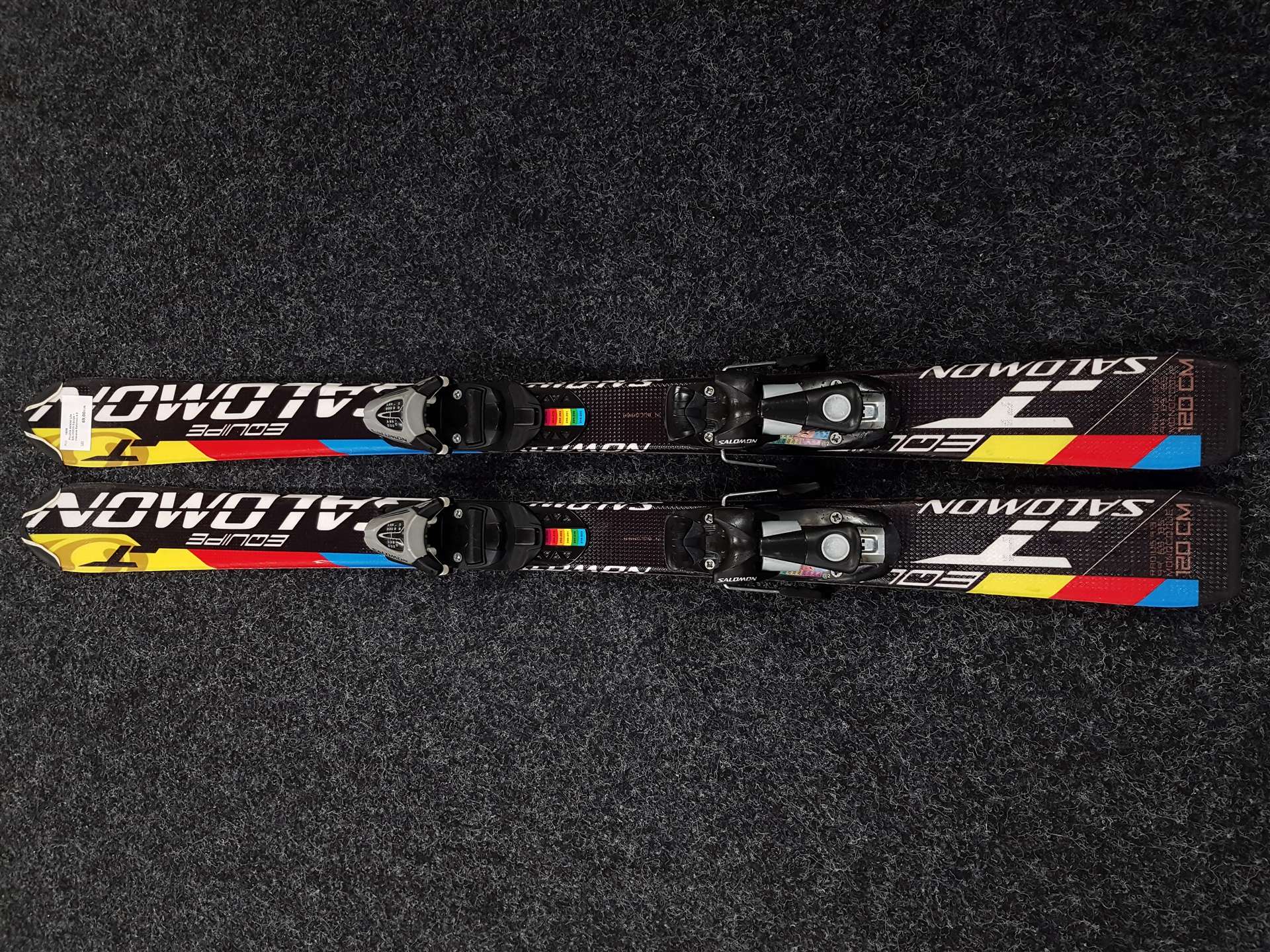 Gebrauchte SALOMON Equipe Kinderski + Salomon 4.5 Bindungen