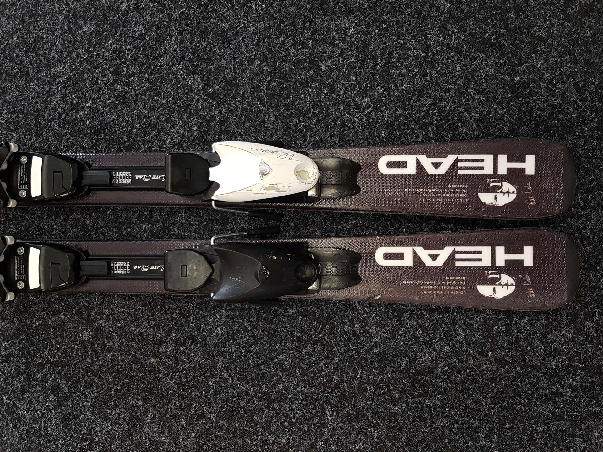 Rabljene otroške smuči HEAD Sparta Cuche + vezi Head LR 4.5