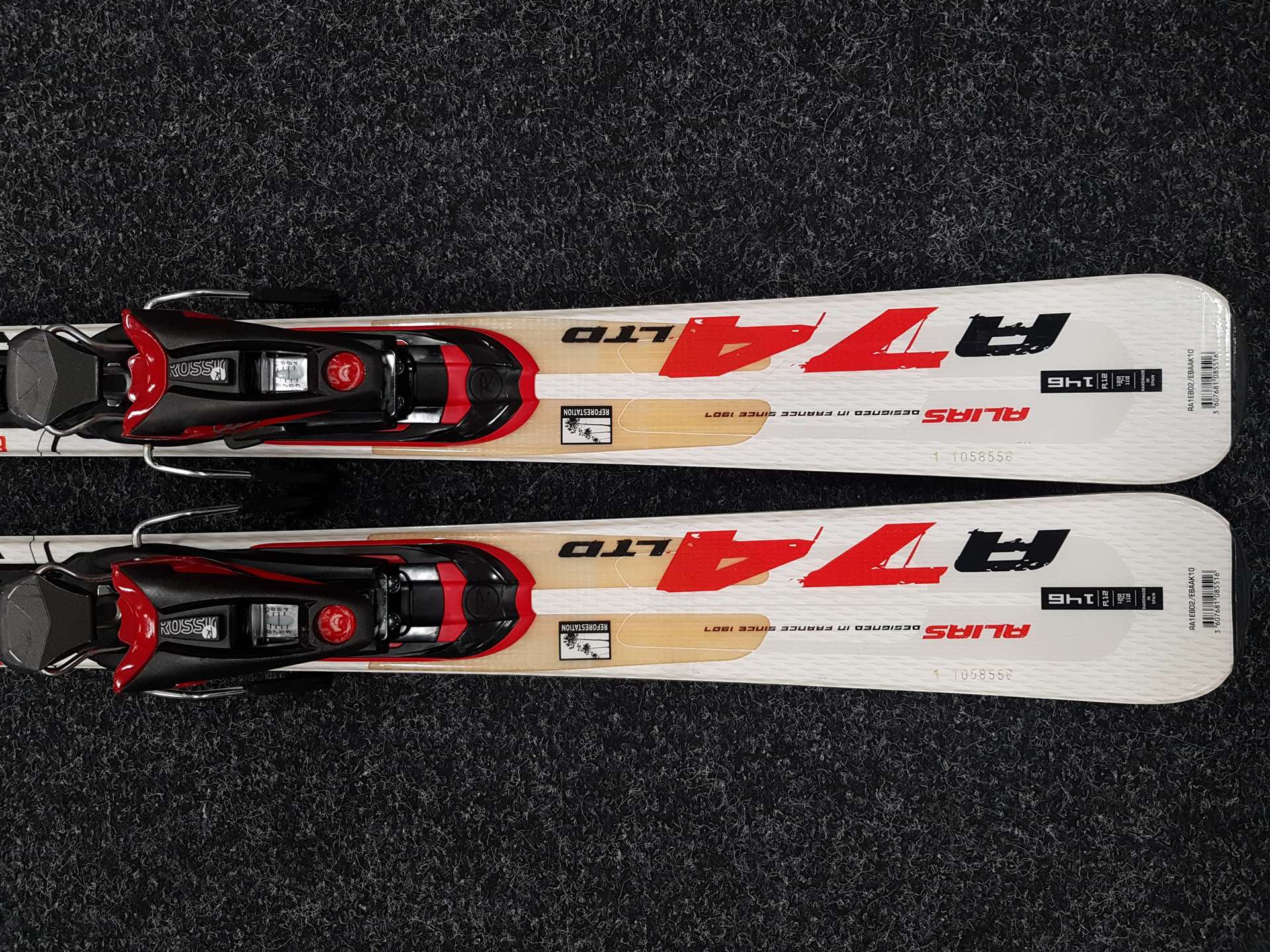 Použité lyže ROSSIGNOL Alias 74 LTD + viazanie Rossignol 100
