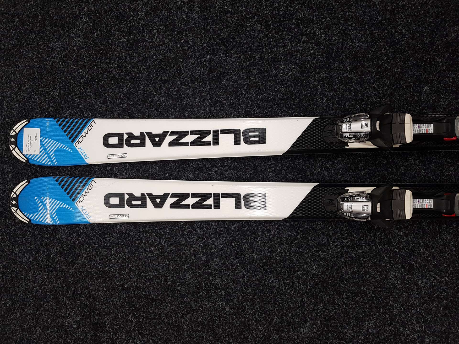 Použité lyže BLIZZARD RTX Power + vázání Marker Fastrak 10