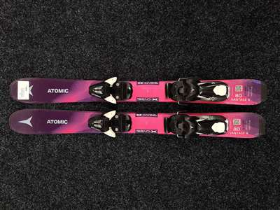 Esquís infantiles ATOMIC Vantage X usados + fijaciones Atomic C5