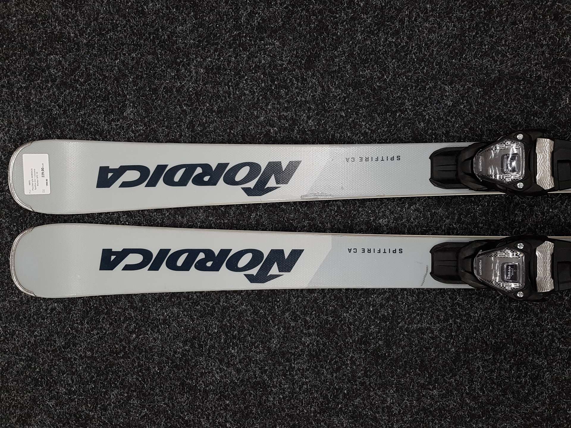 Použité lyže NORDICA Spitfire CA + viazanie Marker SP2 10
