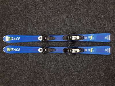 Gebruikte kinderski's SALOMON S/Race JR + bindingen Salomon 6