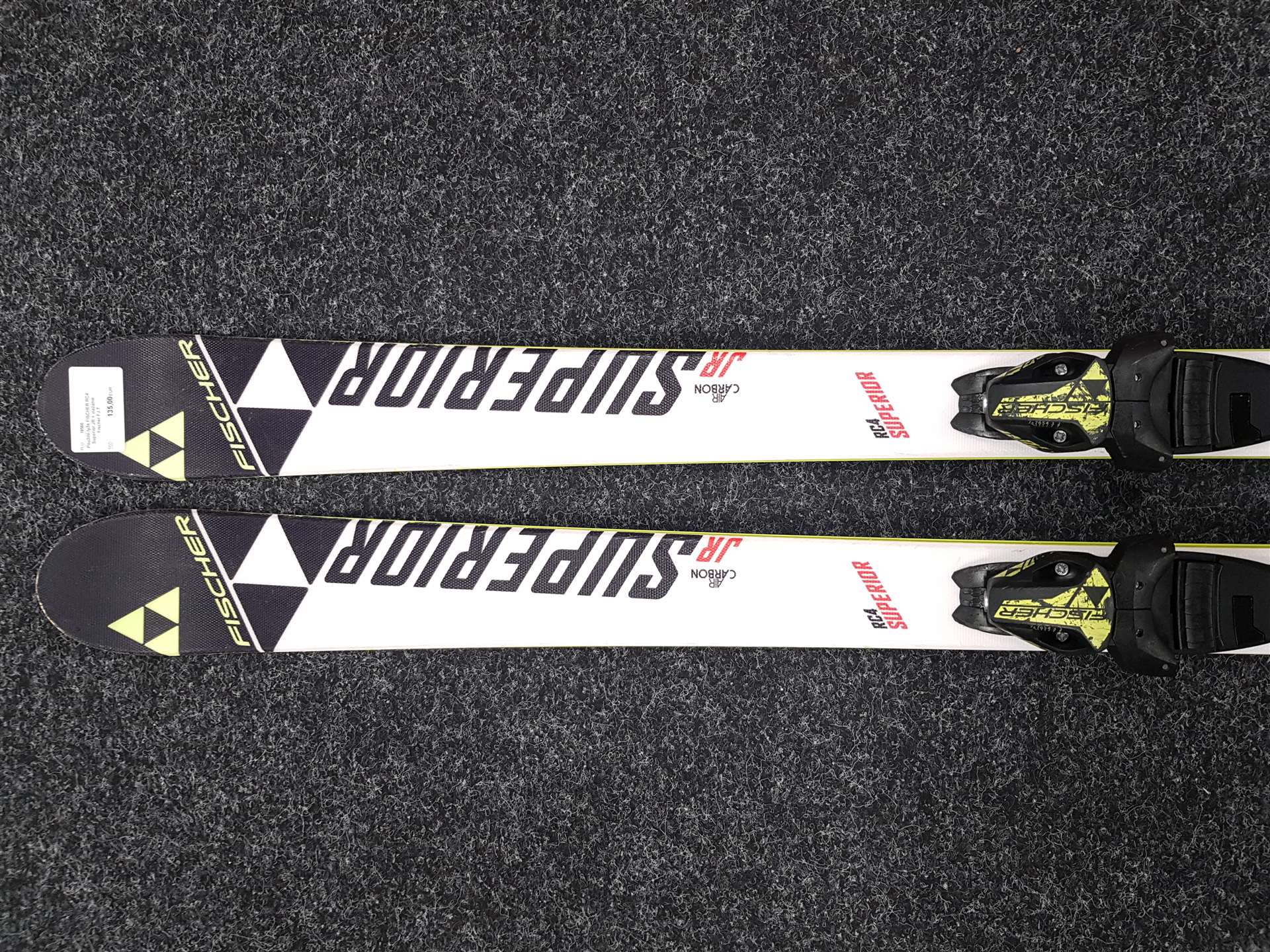 Použité lyže FISCHER RC4 Superior JR + viazanie Fischer FJ 7