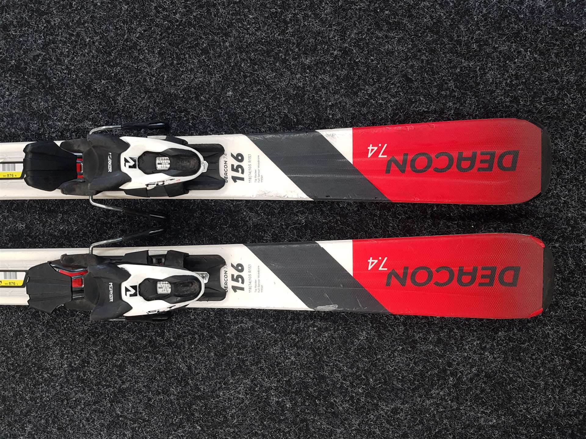 Použité lyže VOLKL Deacon 7.4 + viazanie Marker FTD 10