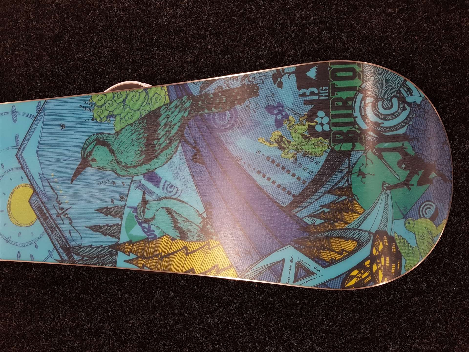 Snowboard Burton Custom 51 folosit + legături Burton Mission mărimea M